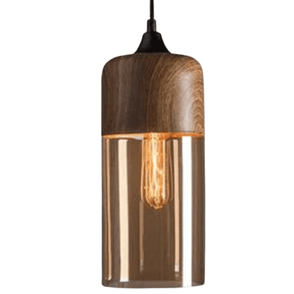 Simple Wood Pendant Light for Home Decor
