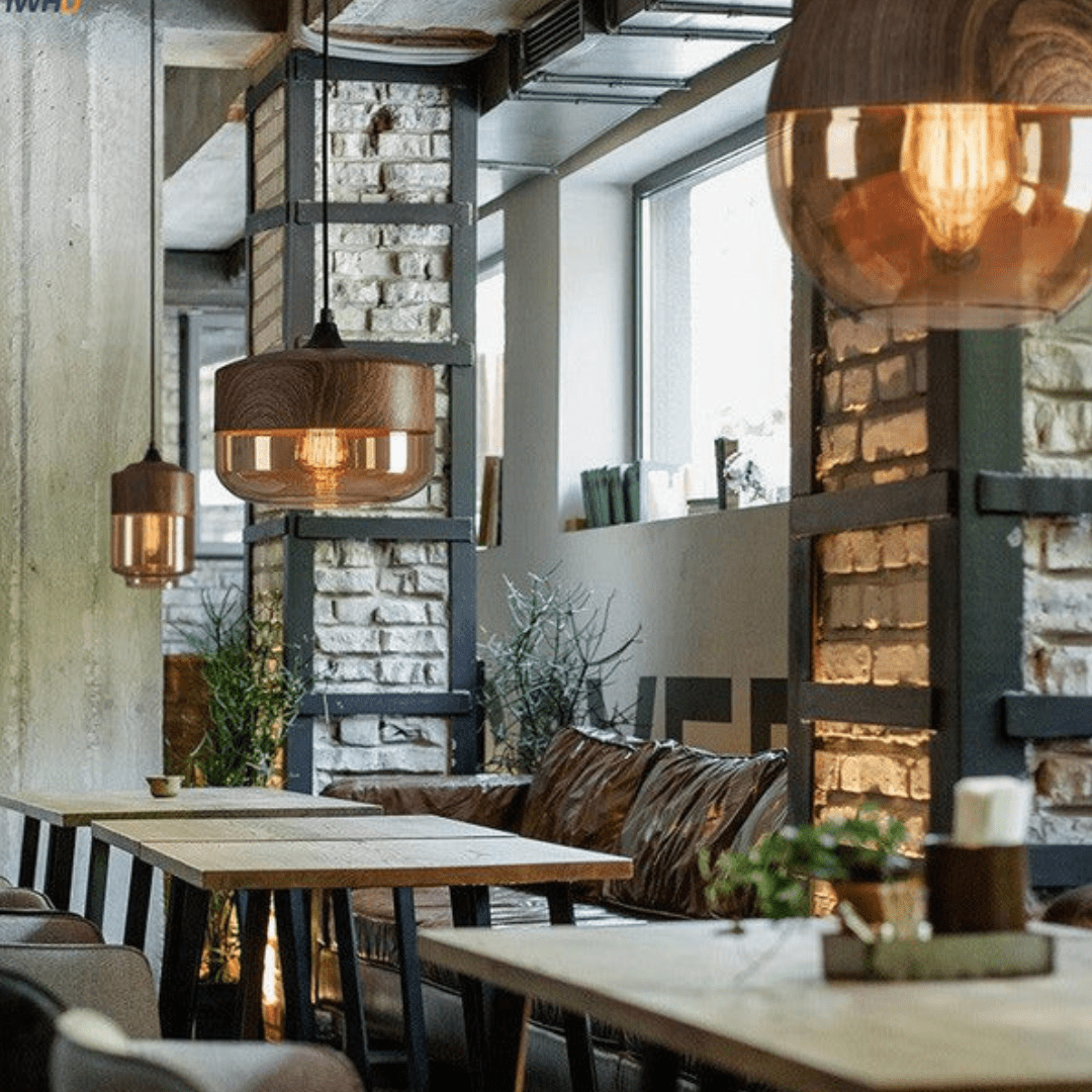 Simple Wood Pendant Light for Home Decor