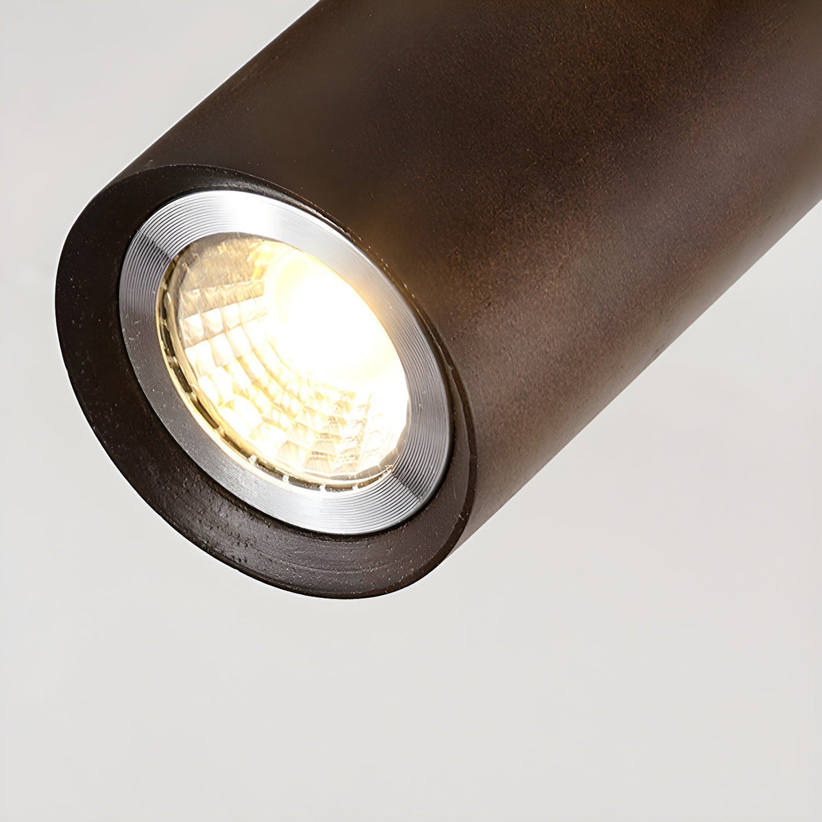 Rustic Wooden Ceiling Track Lighting 4 Light Fixtures