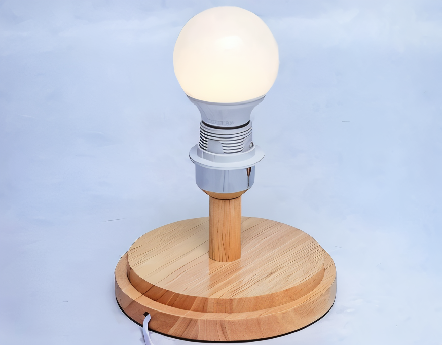 Rustic Bamboo Desk Lamp