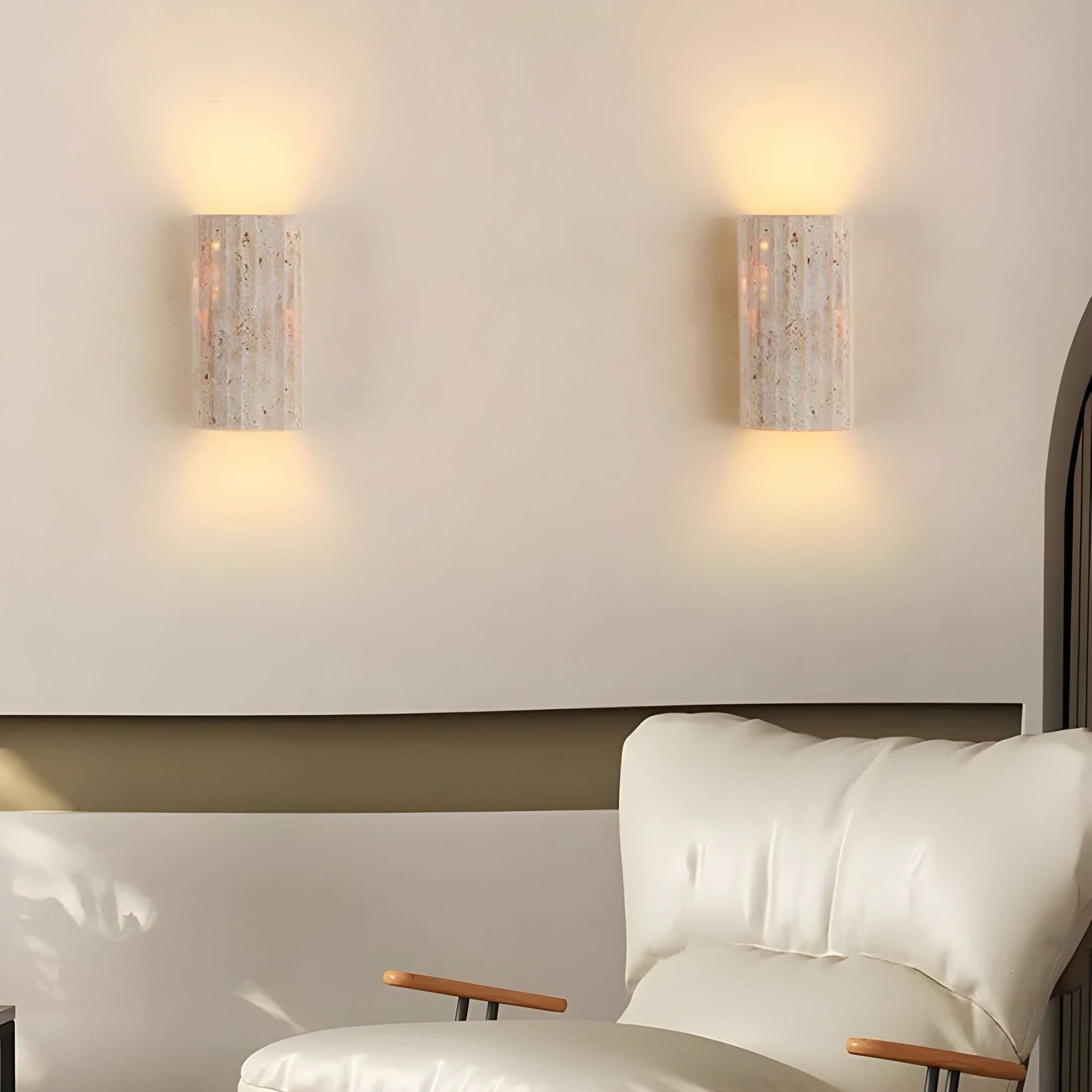 Earthtone Rock LED Wall Lamp - Cofik