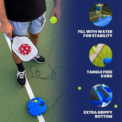 Bright Pickleball Training Aid with Non-Slip Base