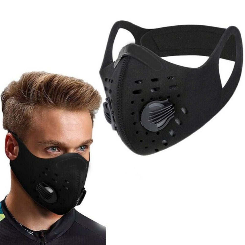 Breathable Air Mask with 5-Layer Filter - One Size Fits All