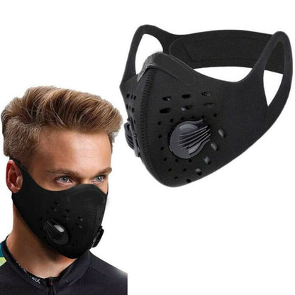 Breathable Air Mask with 5-Layer Filter - One Size Fits All