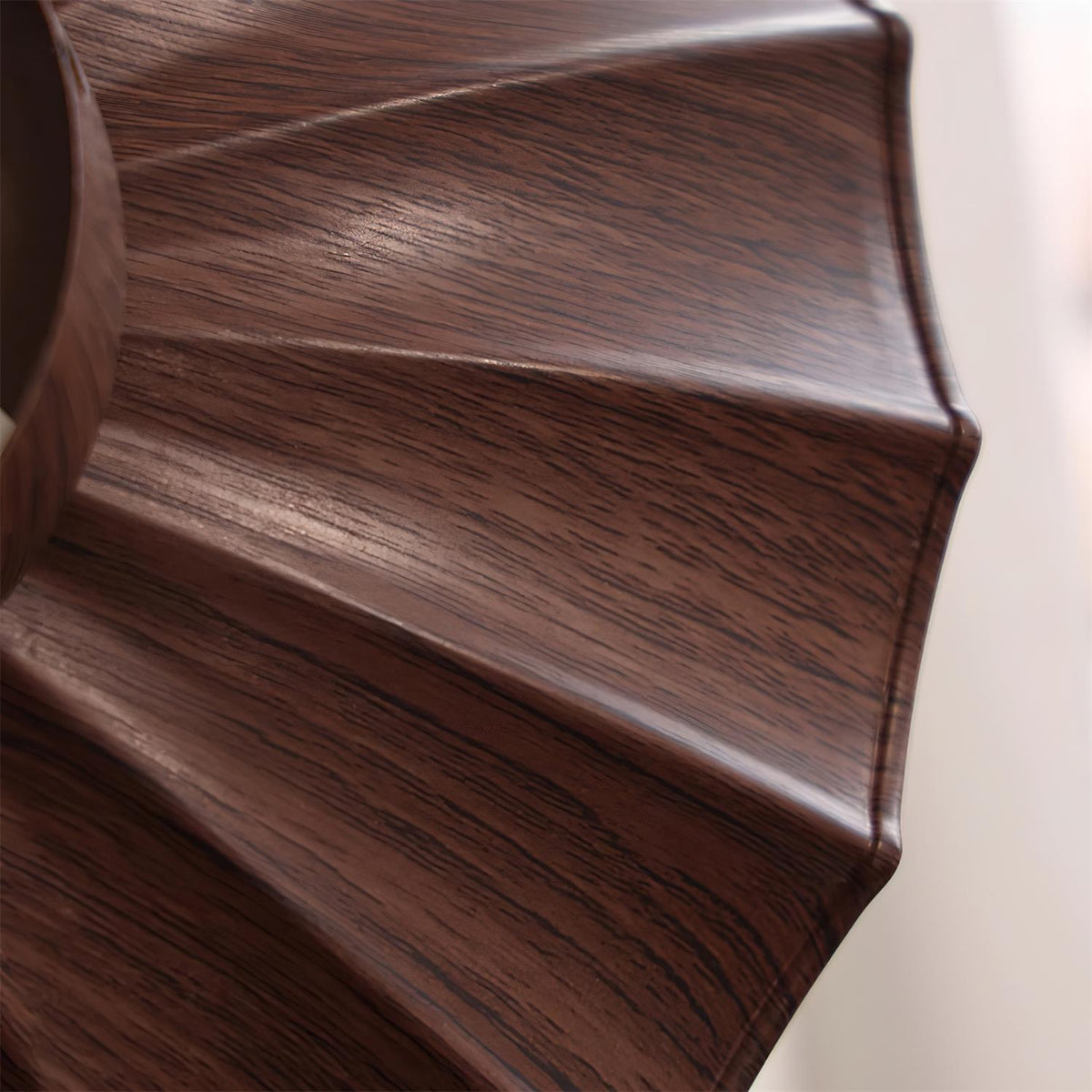 Soft White LED Ceiling Lamp Brown Finish