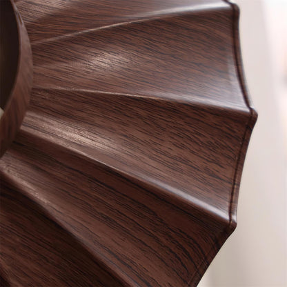 Soft White LED Ceiling Lamp Brown Finish