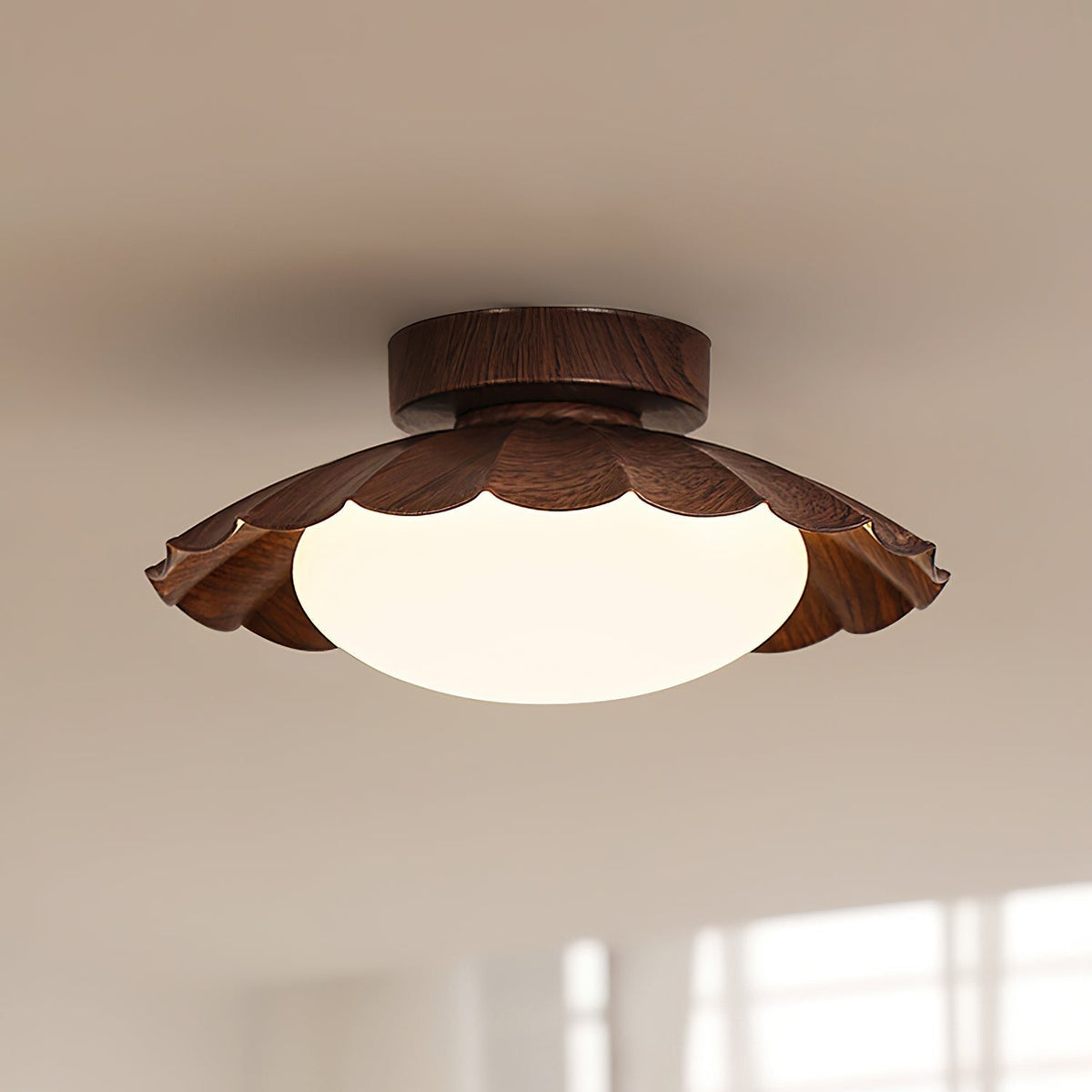 Soft White Round Ceiling Lamp Flush Mount Fixture
