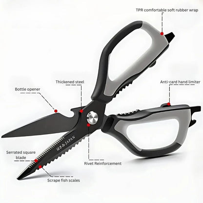 Sharp Japanese Style Kitchen Shears