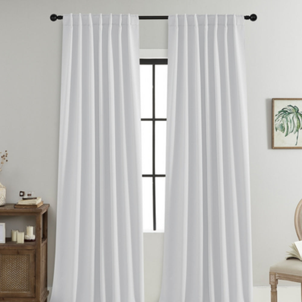 Thermal Black Privacy Window Curtains