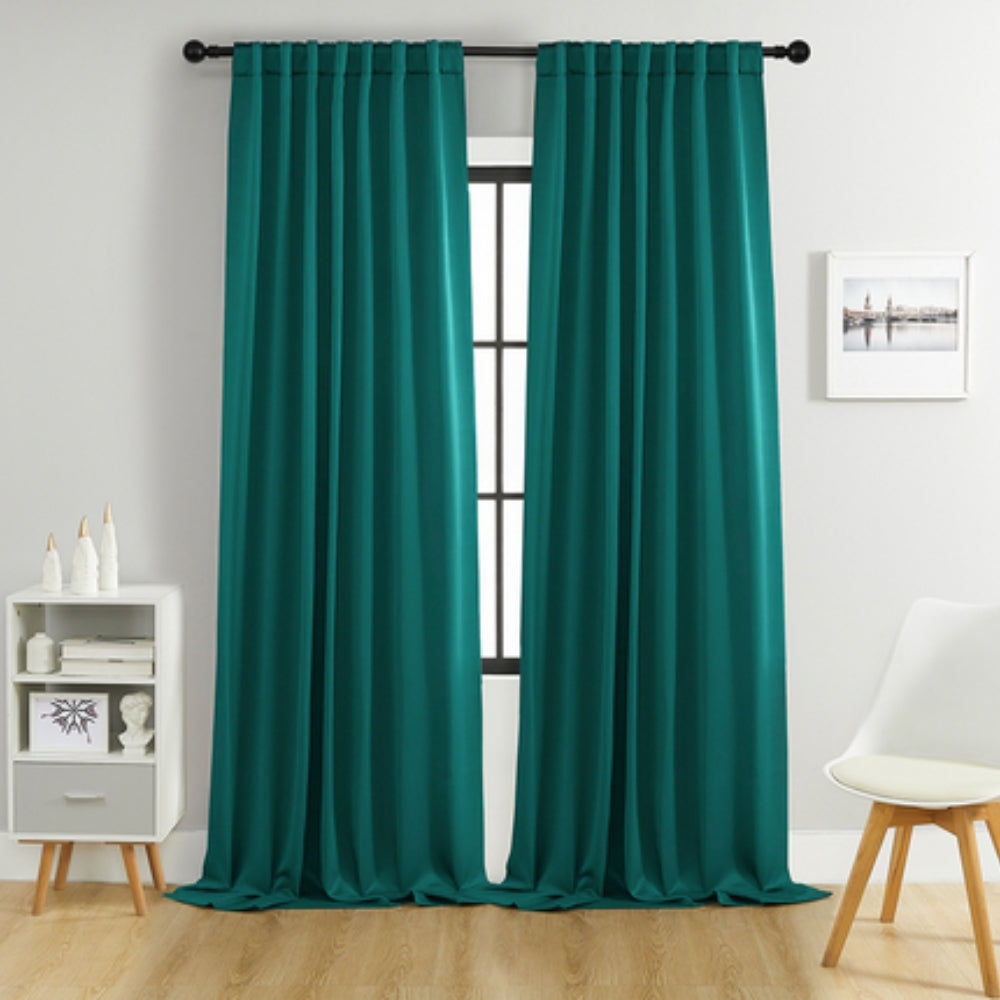 Thermal Black Privacy Window Curtains