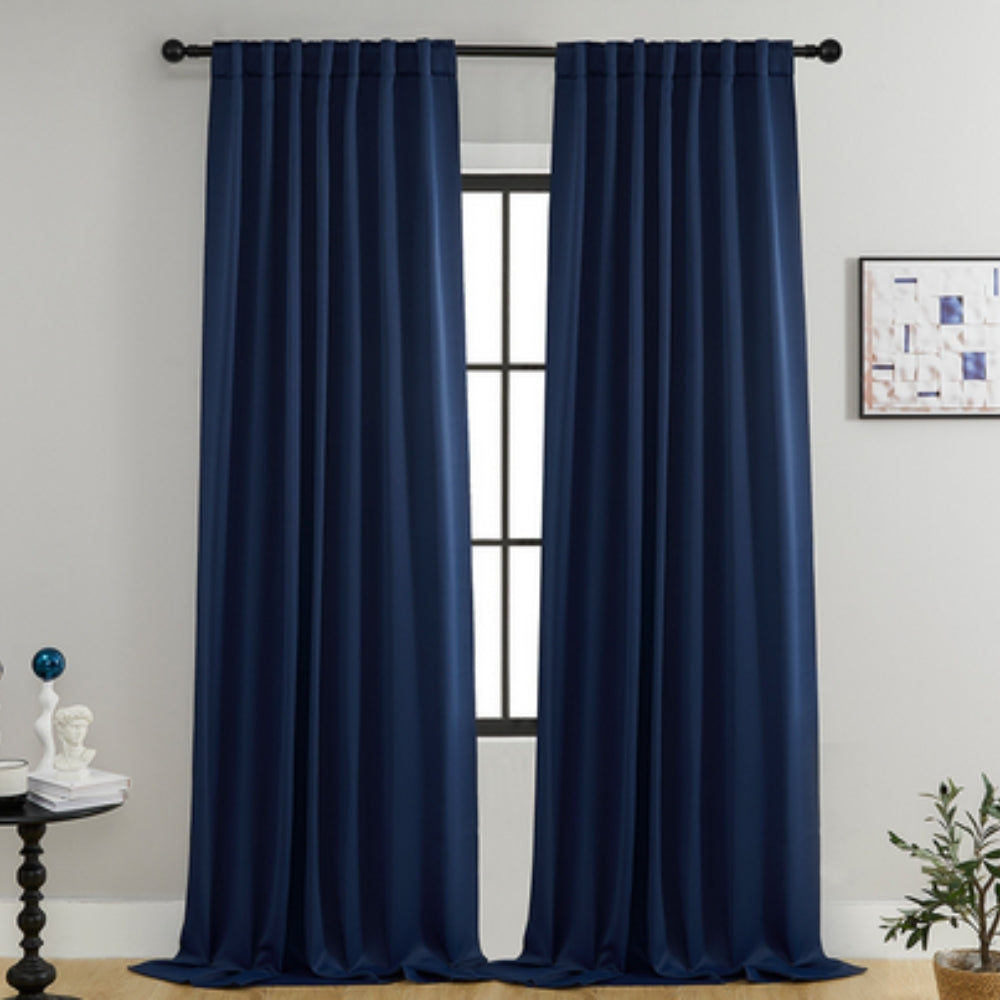 Thermal Black Privacy Window Curtains