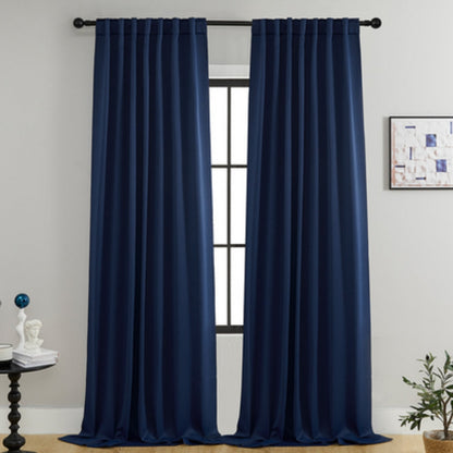 Thermal Black Privacy Window Curtains