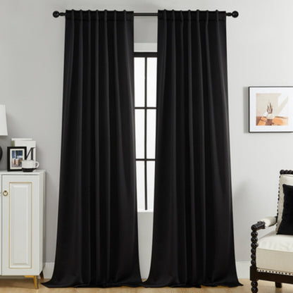 Thermal Black Privacy Window Curtains