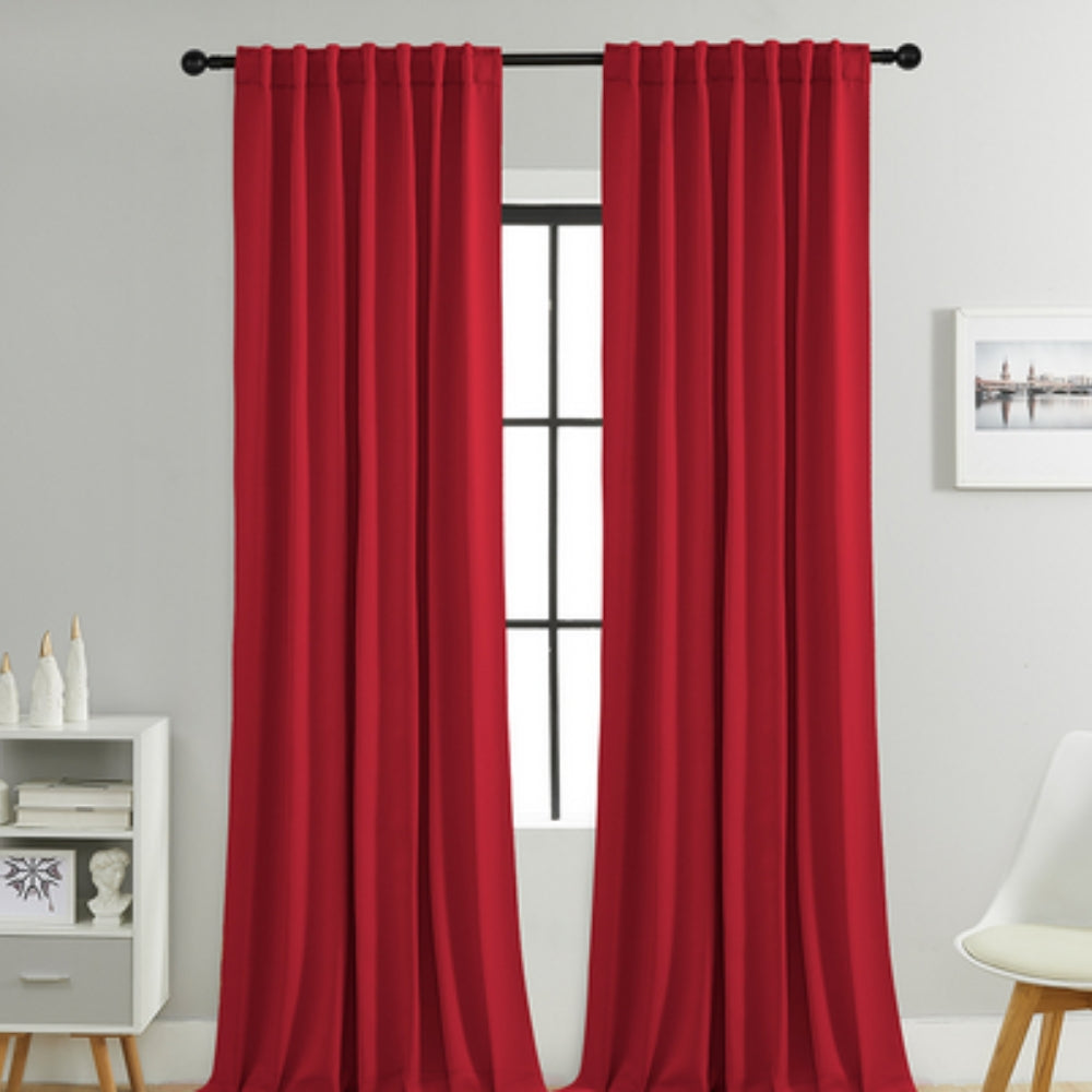 Thermal Black Privacy Window Curtains