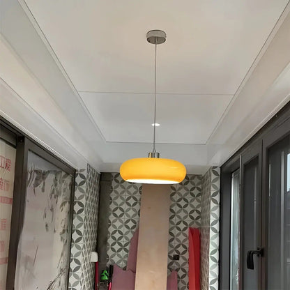 Vintage Glass Pendant Light - Sleek LED Hanging Lamp
