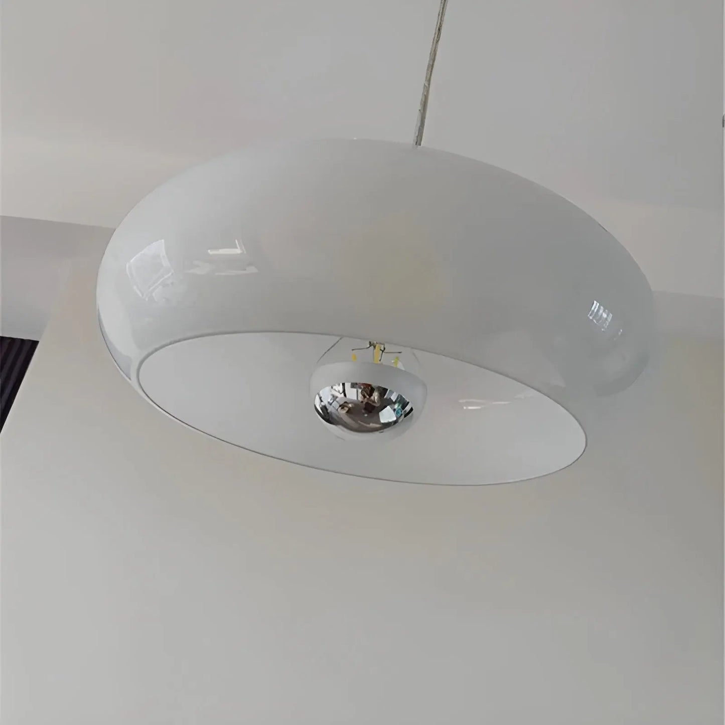 Vintage Glass Pendant Light - Sleek LED Hanging Lamp