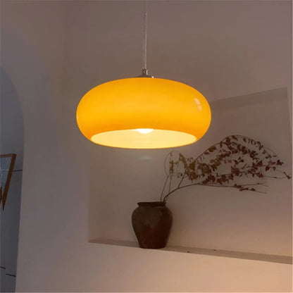 Vintage Glass Pendant Light - Sleek LED Hanging Lamp