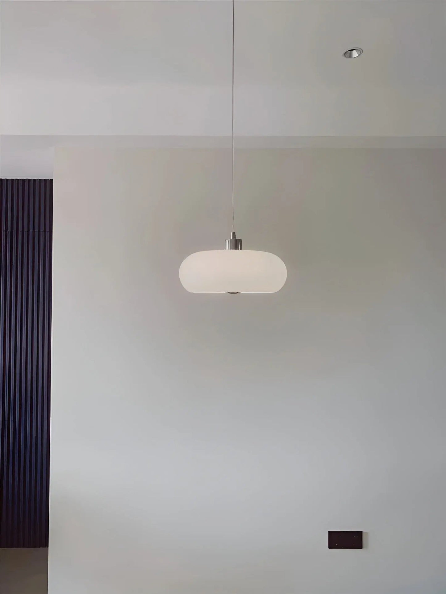 Vintage Glass Pendant Light - Sleek LED Hanging Lamp