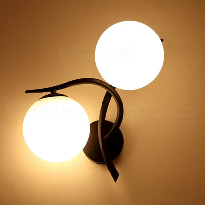 Sleek Iron LED Wall Light for Home