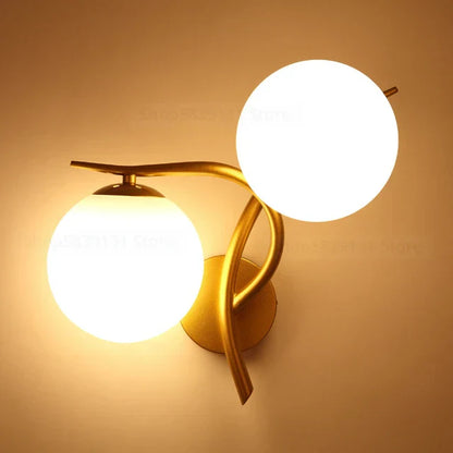 Sleek Iron LED Wall Light for Home