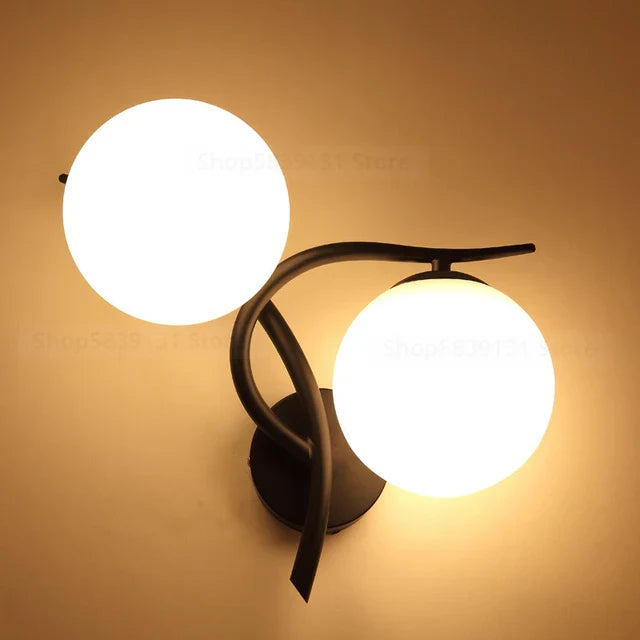 Sleek Iron LED Wall Light for Home
