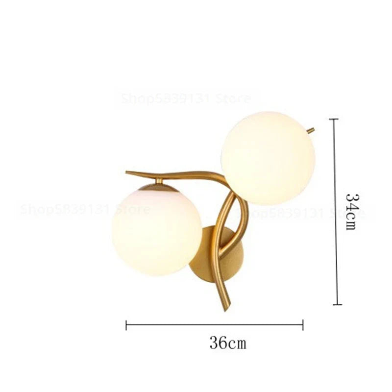 Sleek Iron LED Wall Light for Home