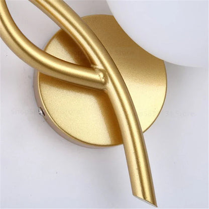 Sleek Iron LED Wall Light for Home