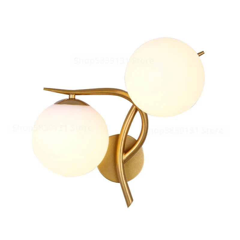 Sleek Iron LED Wall Light for Home