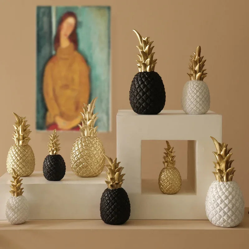 Luxury Pineapple Figurine Decoration