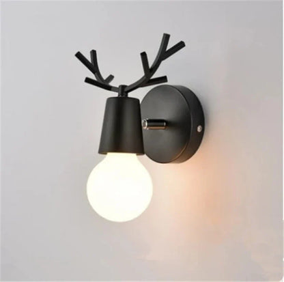 Rustic Wooden LED Wall Light