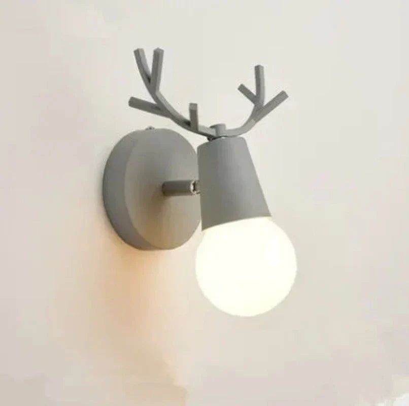 Rustic Wooden LED Wall Light