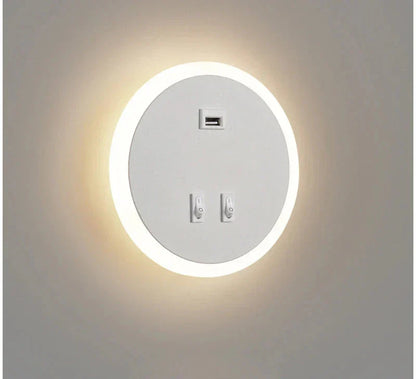 Bright LED Wall Lamp with USB Charger
