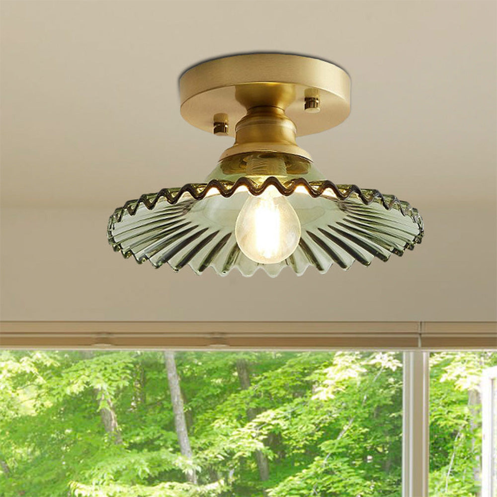 Stylish Glass Flush Mount Ceiling Light - Cofik