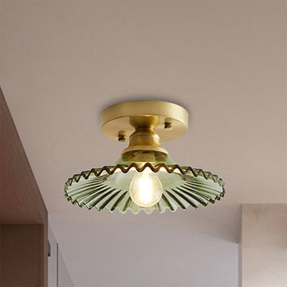 Stylish Glass Flush Mount Ceiling Light