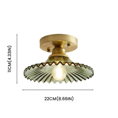 Stylish Glass Flush Mount Ceiling Light