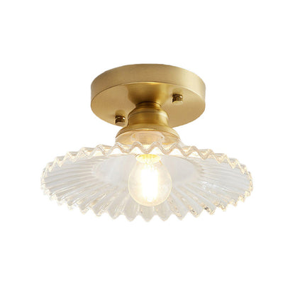 Stylish Glass Flush Mount Ceiling Light