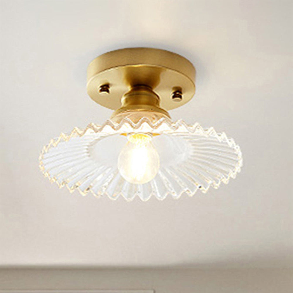 Stylish Glass Flush Mount Ceiling Light