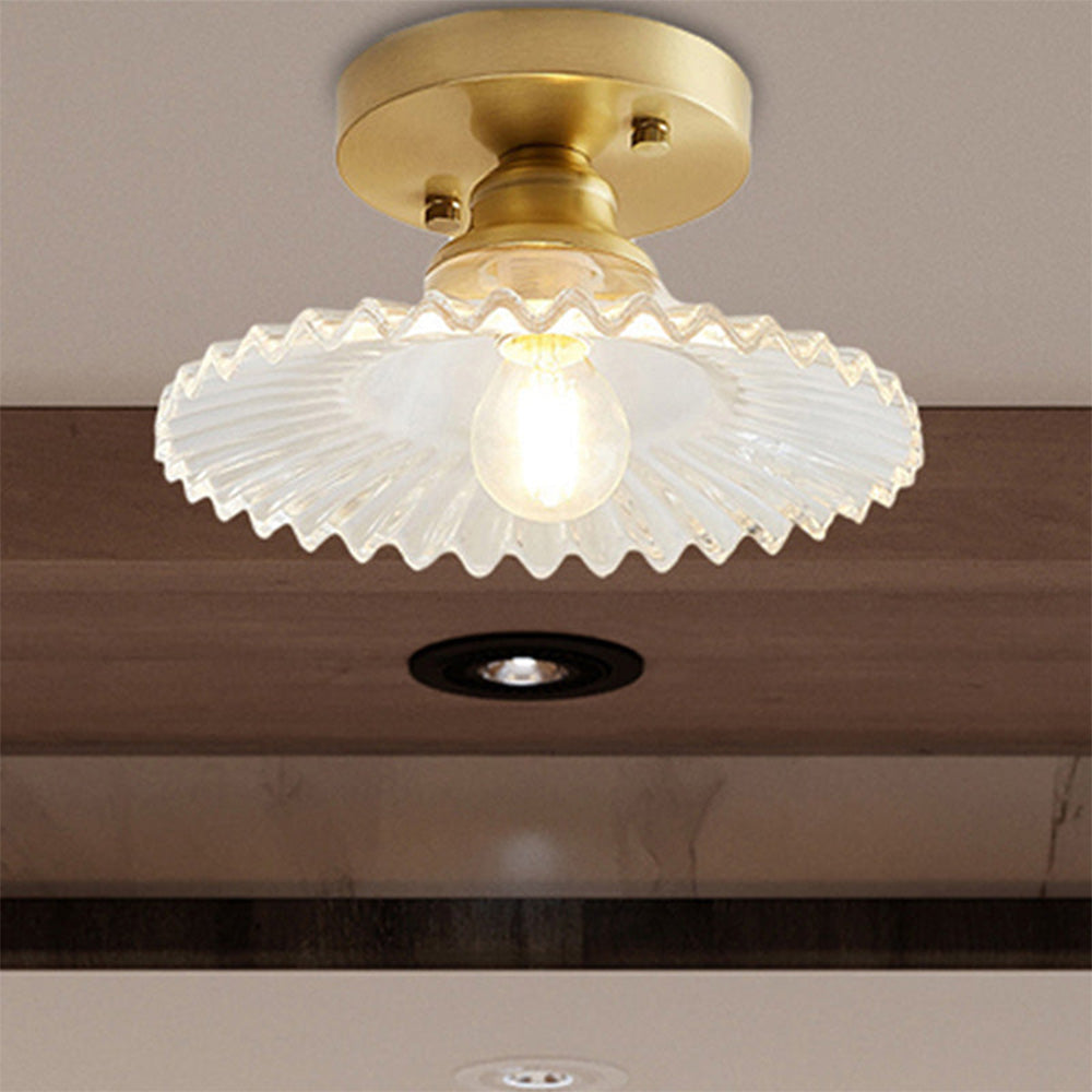 Stylish Glass Flush Mount Ceiling Light