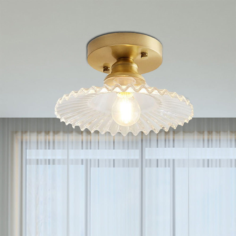 Stylish Glass Flush Mount Ceiling Light