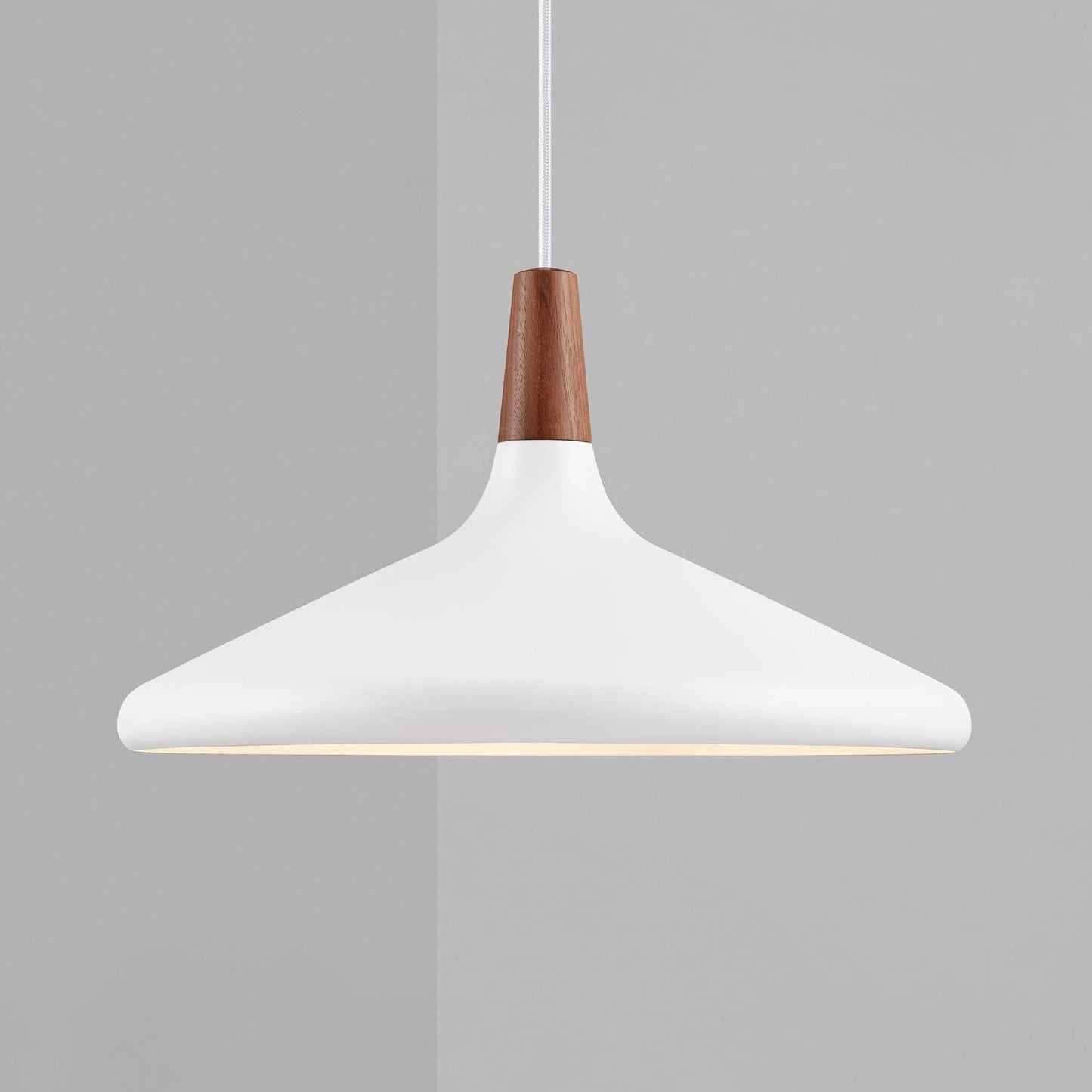 Stylish Metal Wooden Pendant Lamp