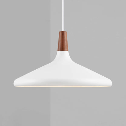 Stylish Metal Wooden Pendant Lamp