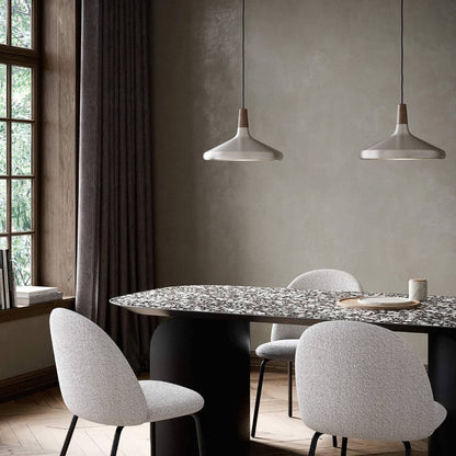Stylish Metal Wooden Pendant Lamp