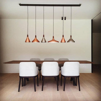 Stylish Metal Wooden Pendant Lamp