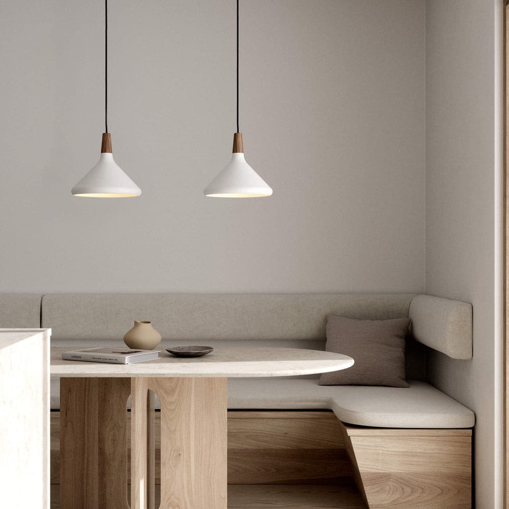 Stylish Metal Wooden Pendant Lamp