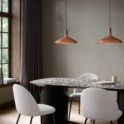 Stylish Metal Wooden Pendant Lamp