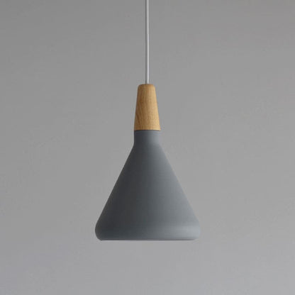 Stylish Metal Wooden Pendant Lamp