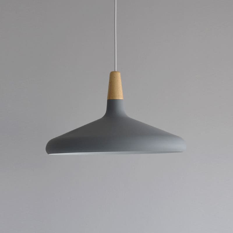 Stylish Metal Wooden Pendant Lamp