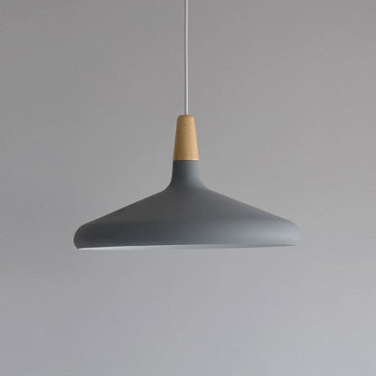 Stylish Metal Wooden Pendant Lamp