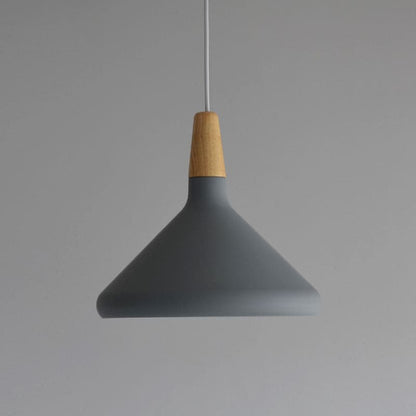 Stylish Metal Wooden Pendant Lamp