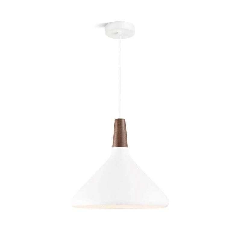 Stylish Metal Wooden Pendant Lamp